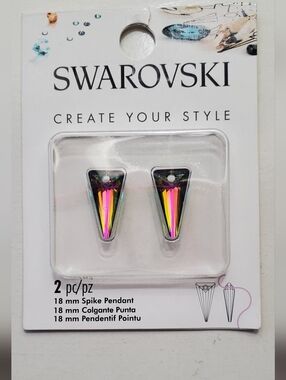 Swarovski DIY 18 mm Spike Pendant (2)